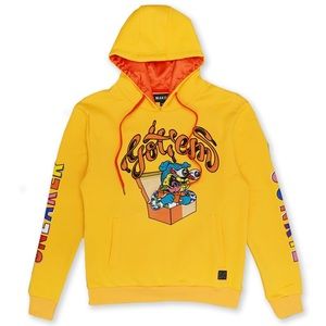 Makobi M4737 Sneaker Junkie Fleece Hoodie – Yellow 3XL